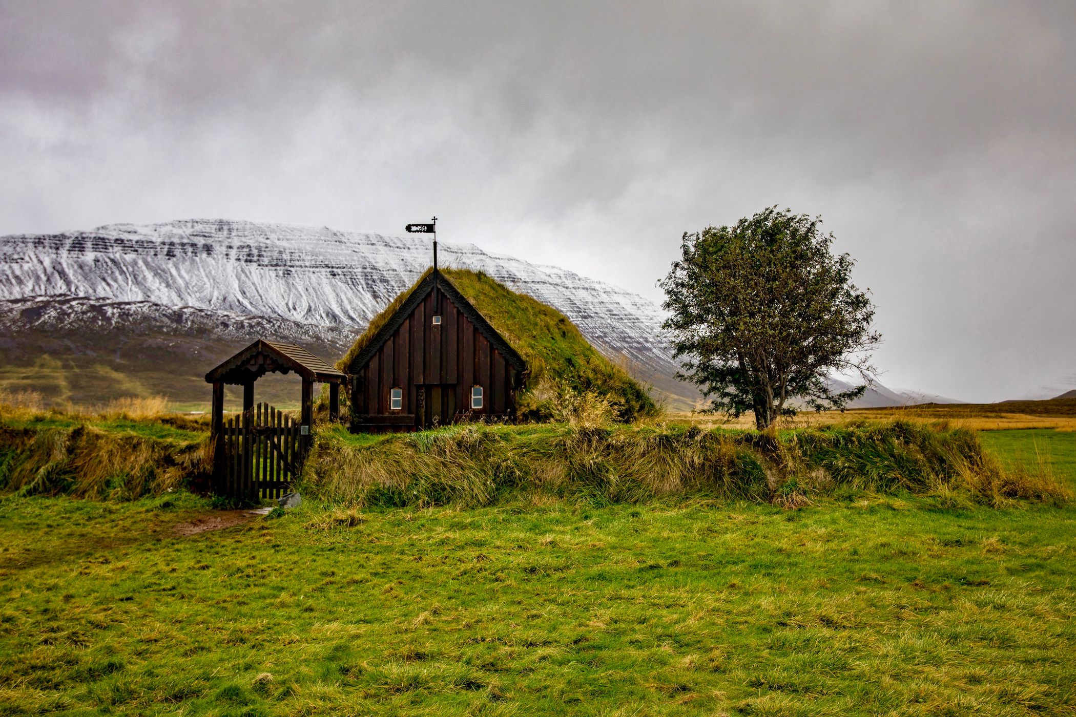 Grafarkirkja Turf Church, Iceland