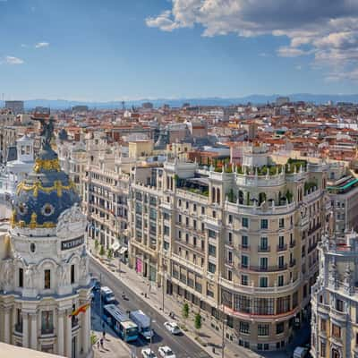 Gran Via, Madrid, Spain