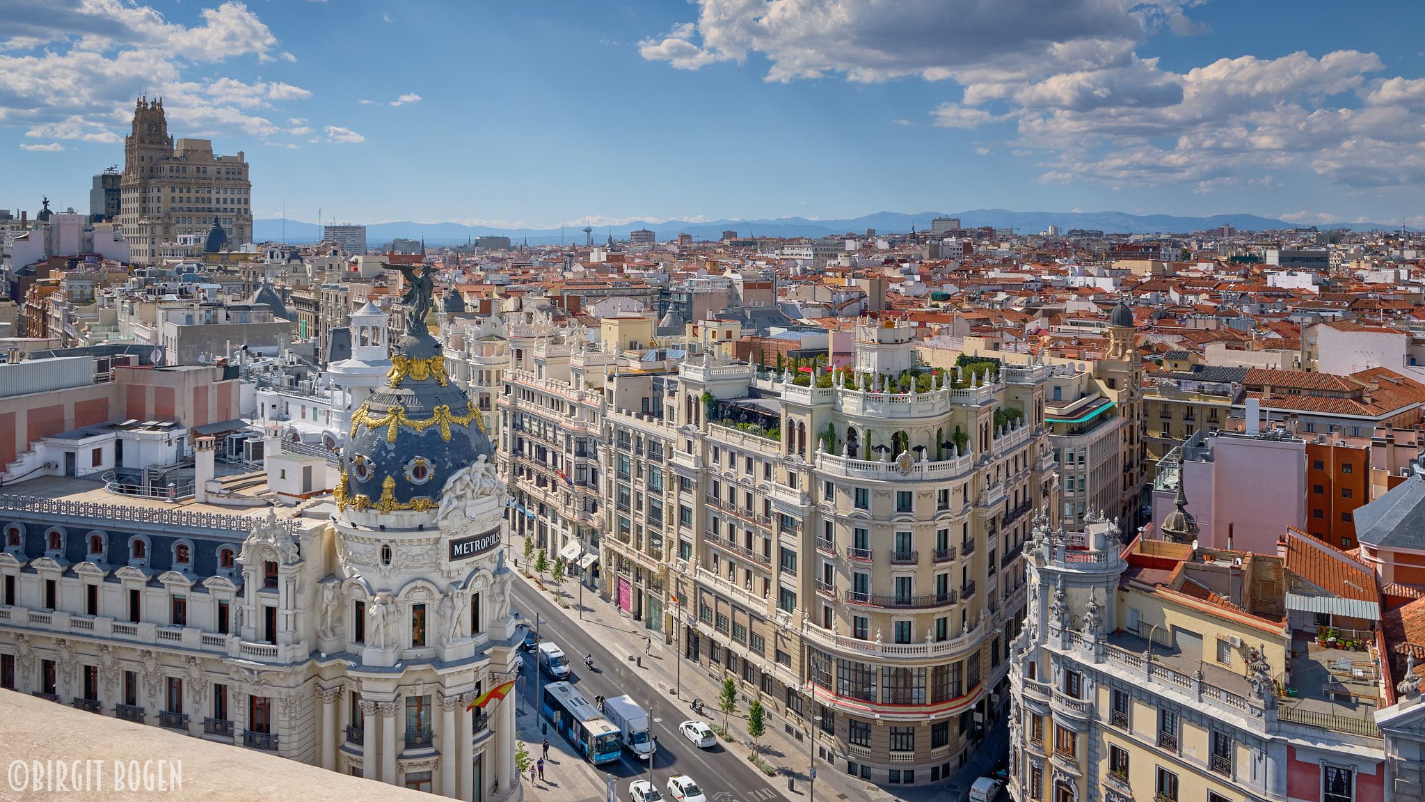 Gran Via, Madrid, Spain