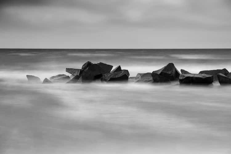 Breakwater at Wustrow