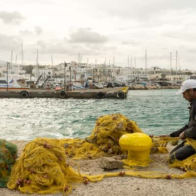 Hafen von Naxos, Greece