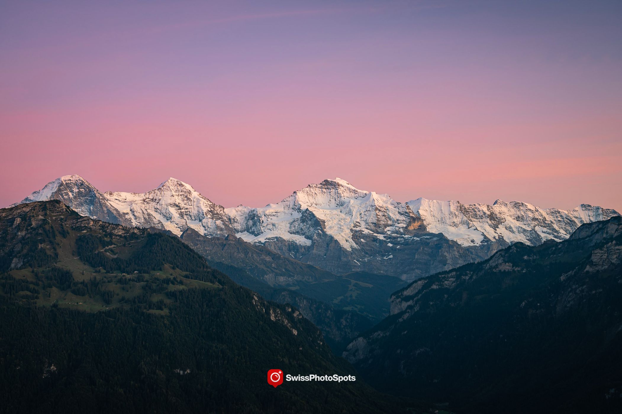 Harder Kulm view platform, Switzerland