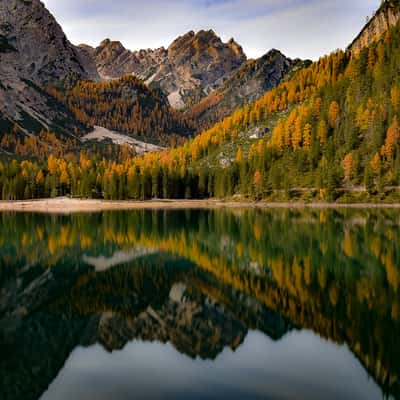 Lago di Braies,, Italy