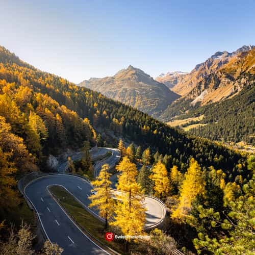 Maloja Pass Road