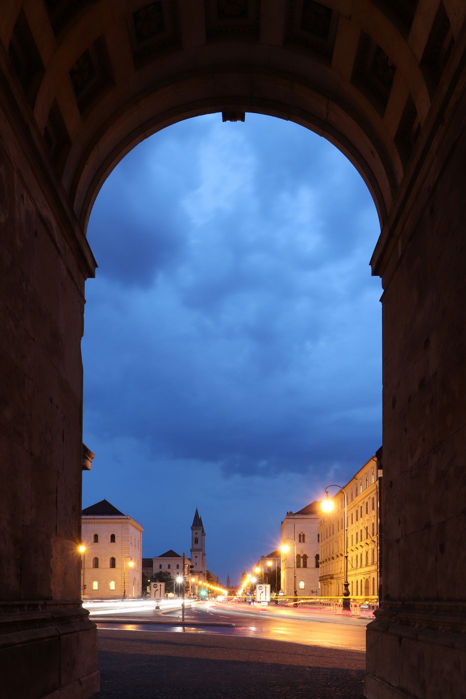 Munich Siegestor (Victory Gate), Germany