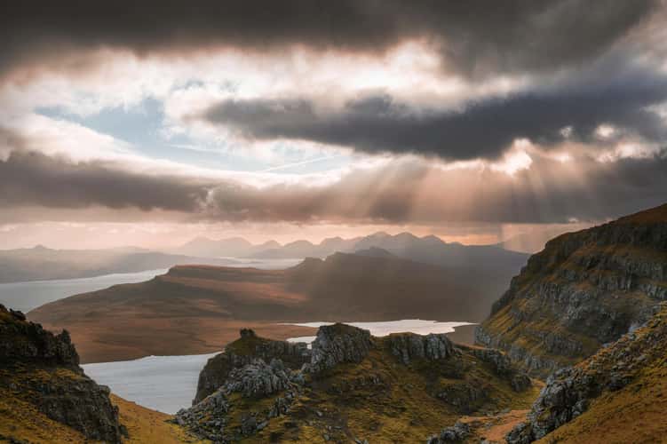 The Cullins seen from the Storr