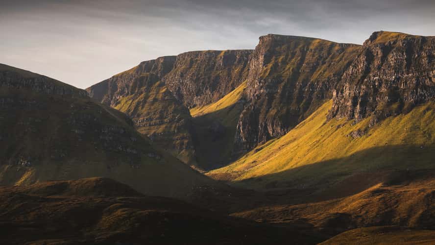 The Cullins seen from the Storr