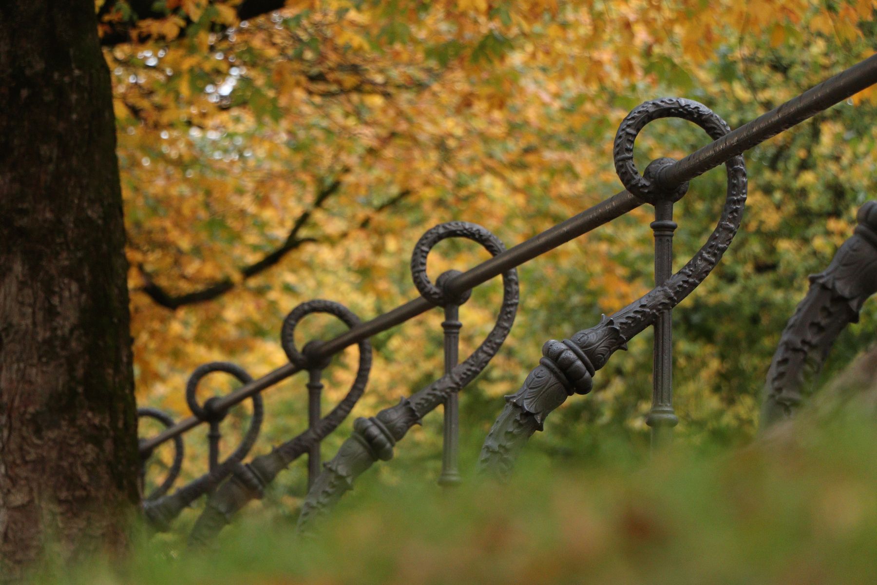 Railing at the Munich Hofgarten, Germany