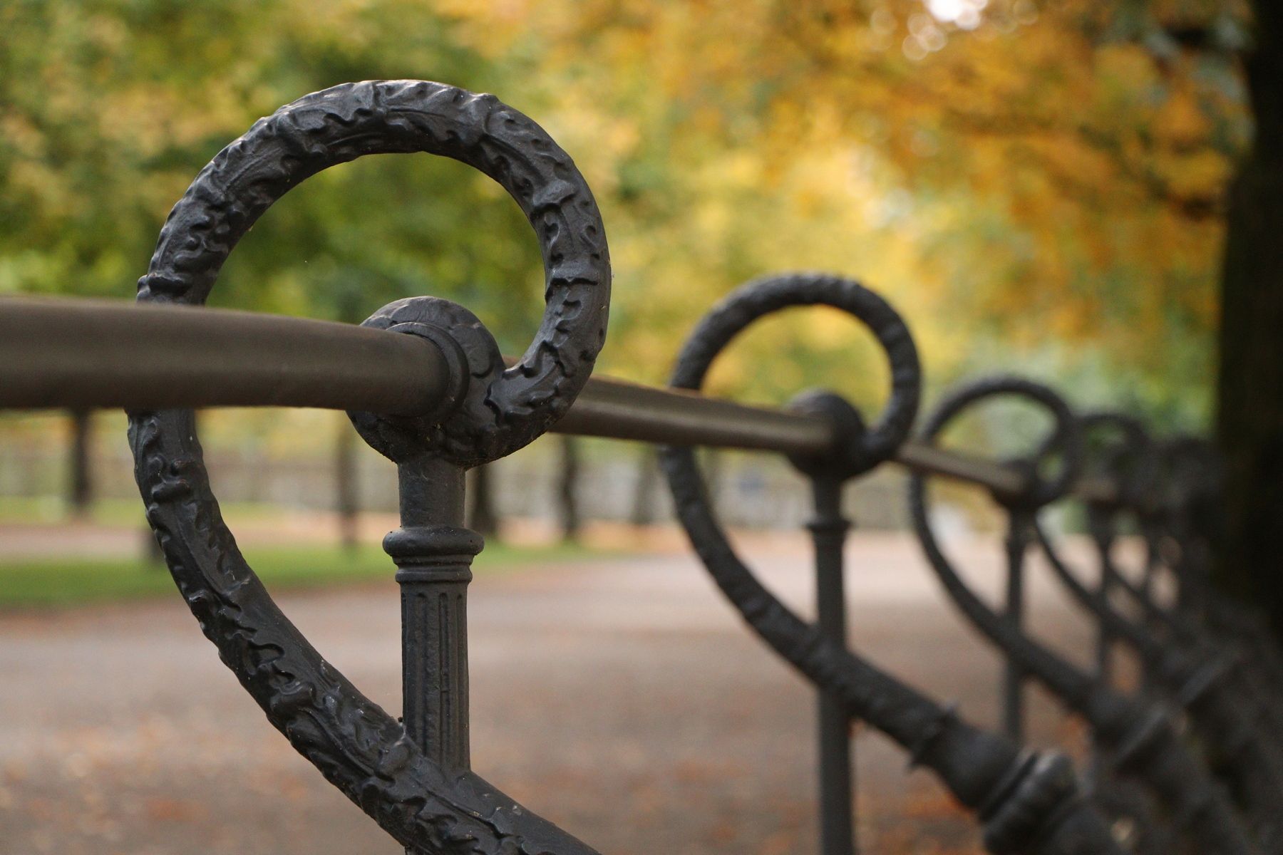 Railing at the Munich Hofgarten, Germany