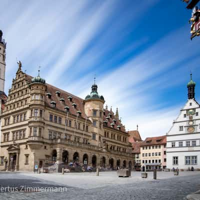 Rothenburg o.d Tauber, Marketplace, Germany