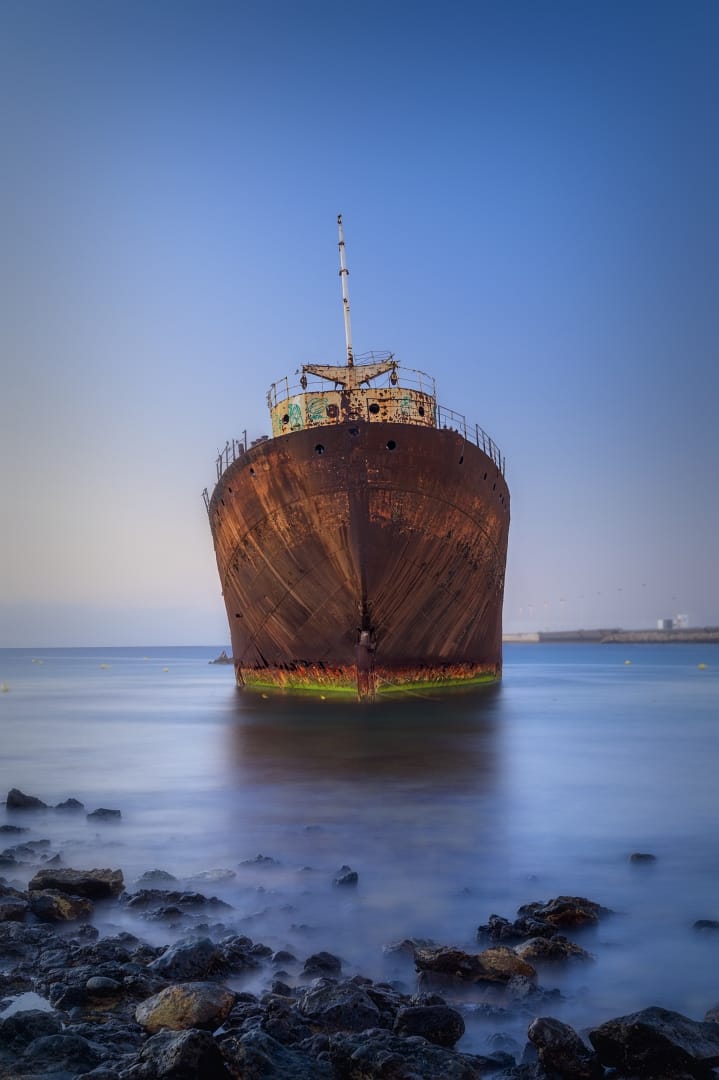 Telamon shipwreck, Arricife,Lanzarote,Spain, Spain