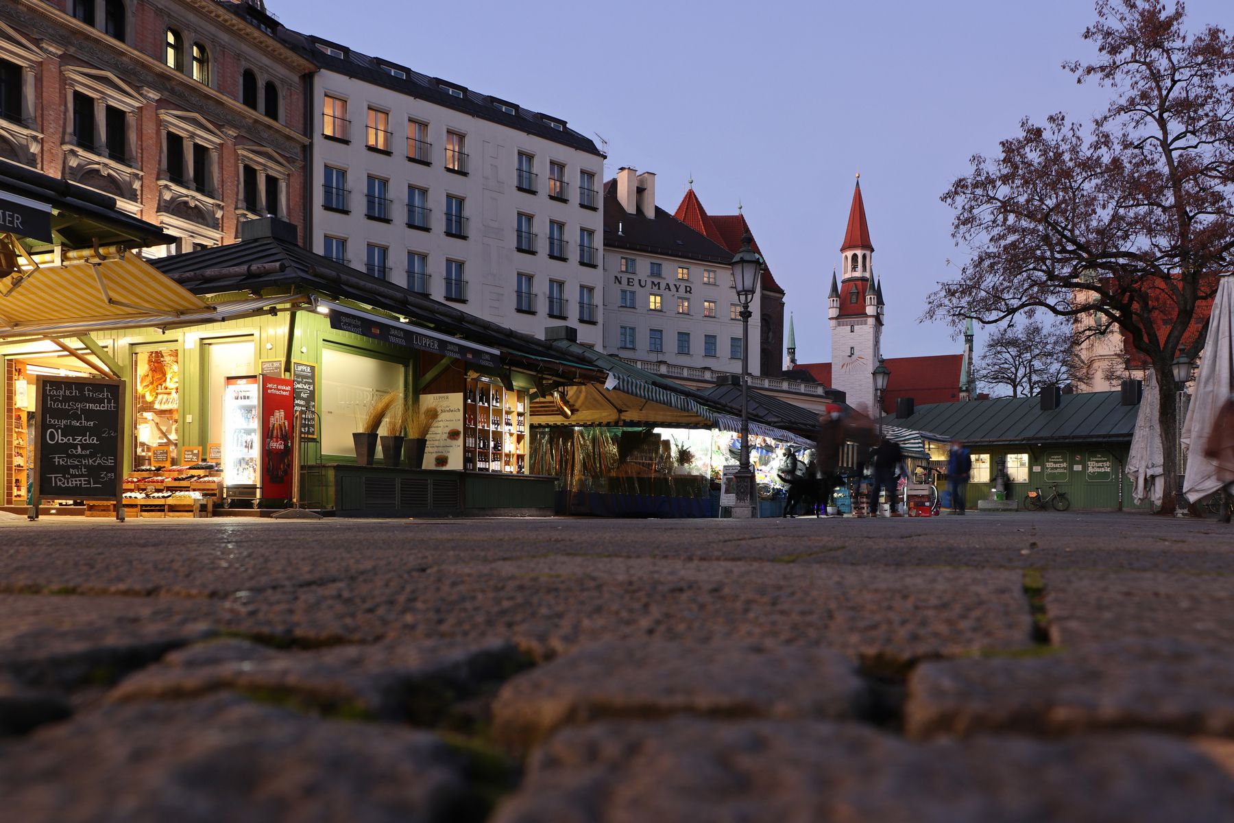 Stalls at the Viktualienmarkt, Germany