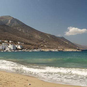 Strand von Ormos Egialis auf Amorgos, Greece