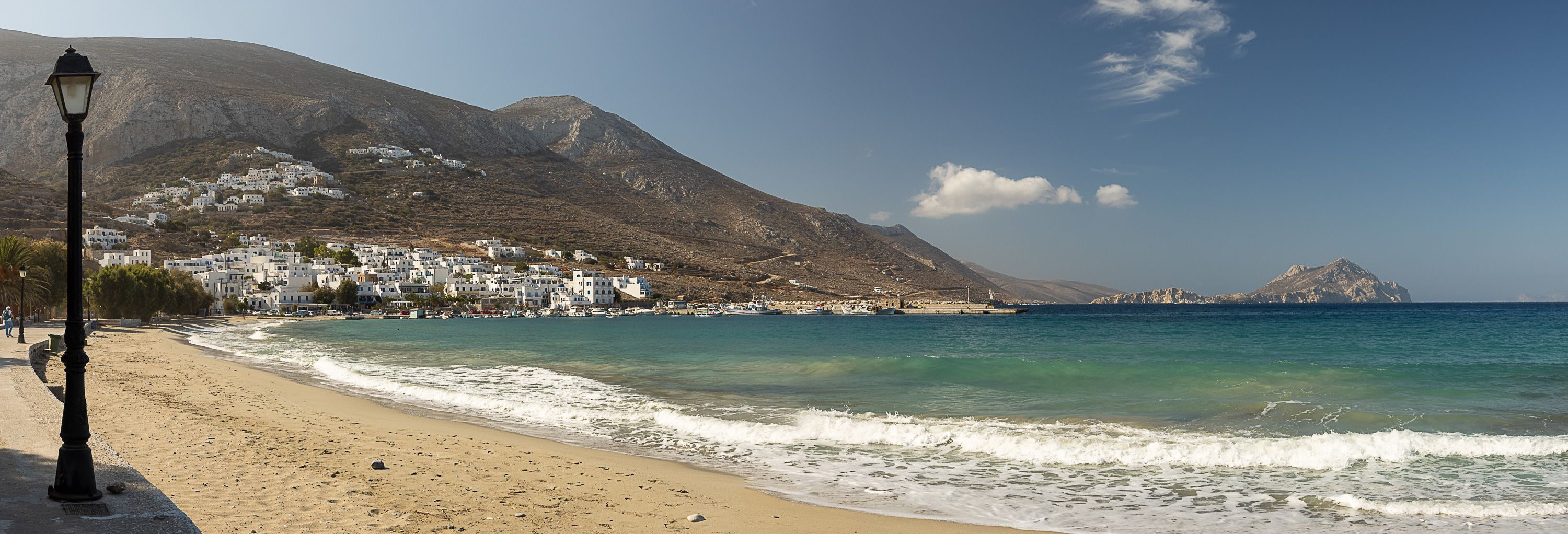 Strand von Ormos Egialis auf Amorgos, Greece