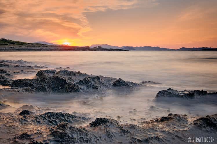 Sunset near Son Serra de Marina