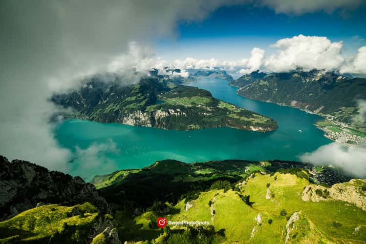 Sunset over Lake Lucerne