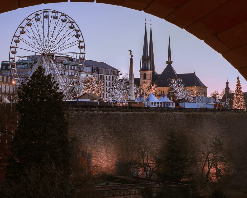 Under the Adolphe Bridge, Luxembourg City, Luxembourg