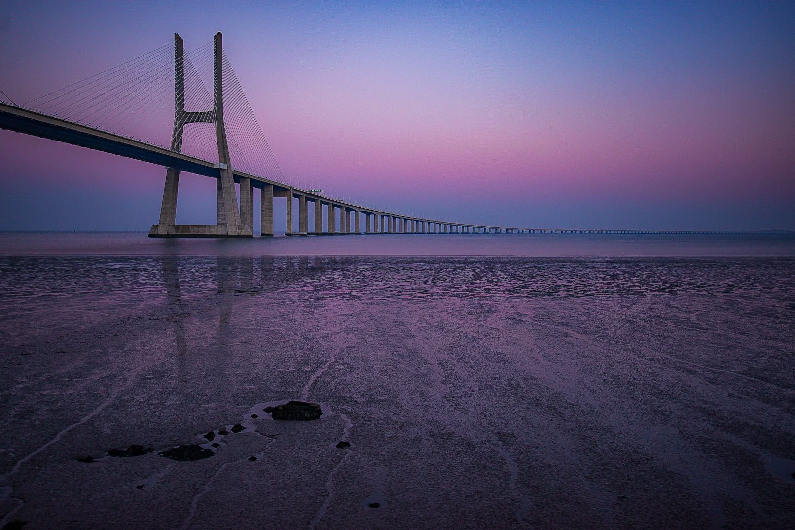Vasco da Gama Bridge, Lisbon, Portugal