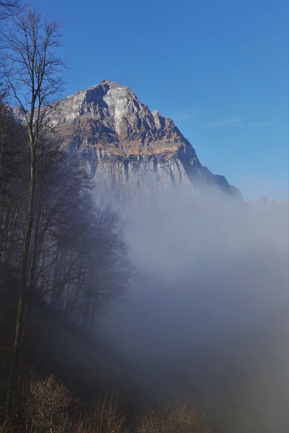 View on Mitlödi/GL, Switzerland