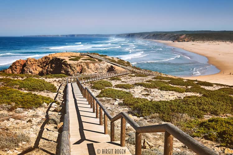 View over Praia da Bordeira