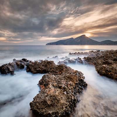 View towards Isla Dragonera, Mallorca, Spain