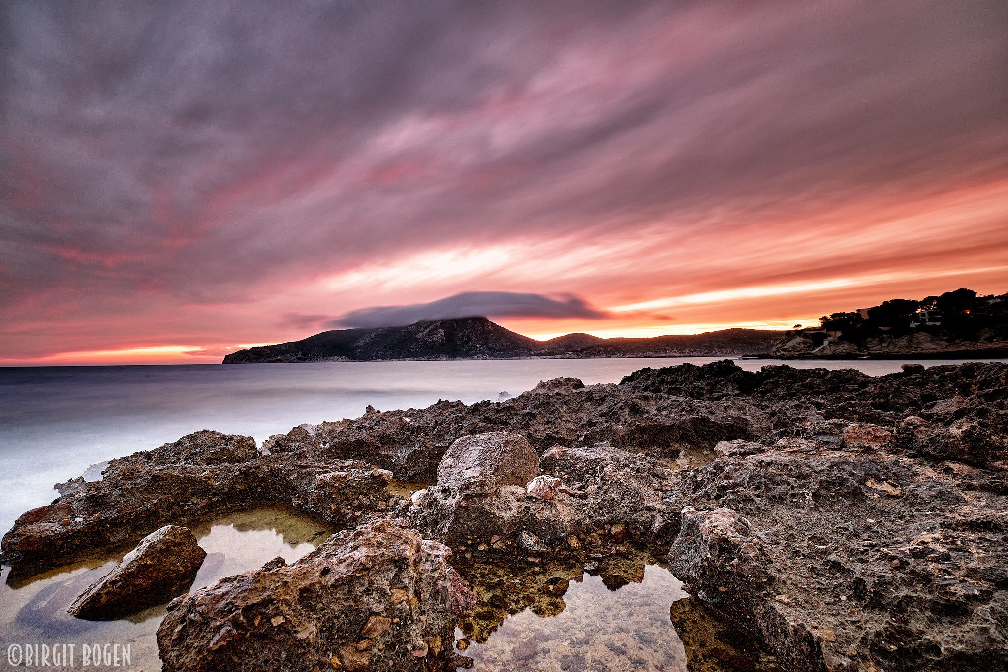 View towards Isla Dragonera, Mallorca, Spain