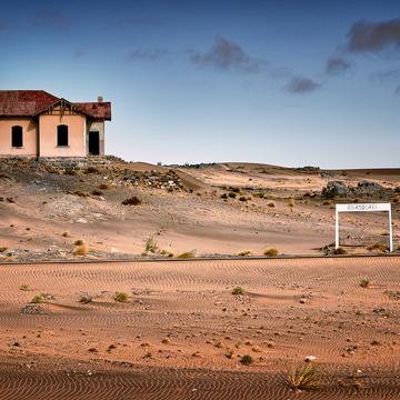 Abandoned Railway Station near Lüderitz, Namibia