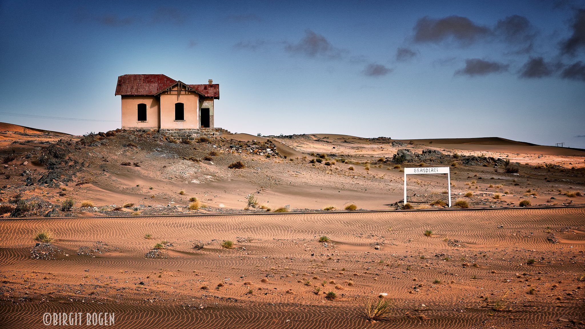 Abandoned Railway Station near Lüderitz, Namibia