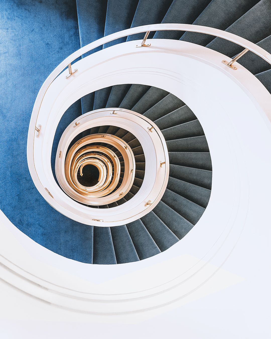 Staircase of Hotel Bristol Berlin, Germany