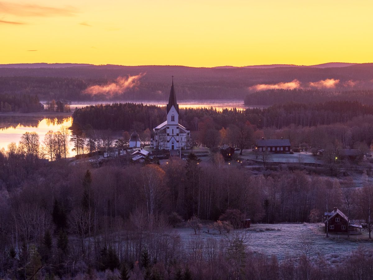 Brunskogs Church at Värmeln, Sweden