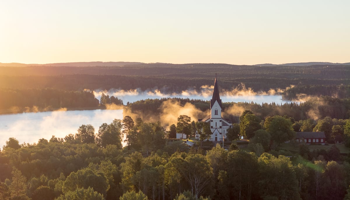 Brunskogs Church at Värmeln, Sweden