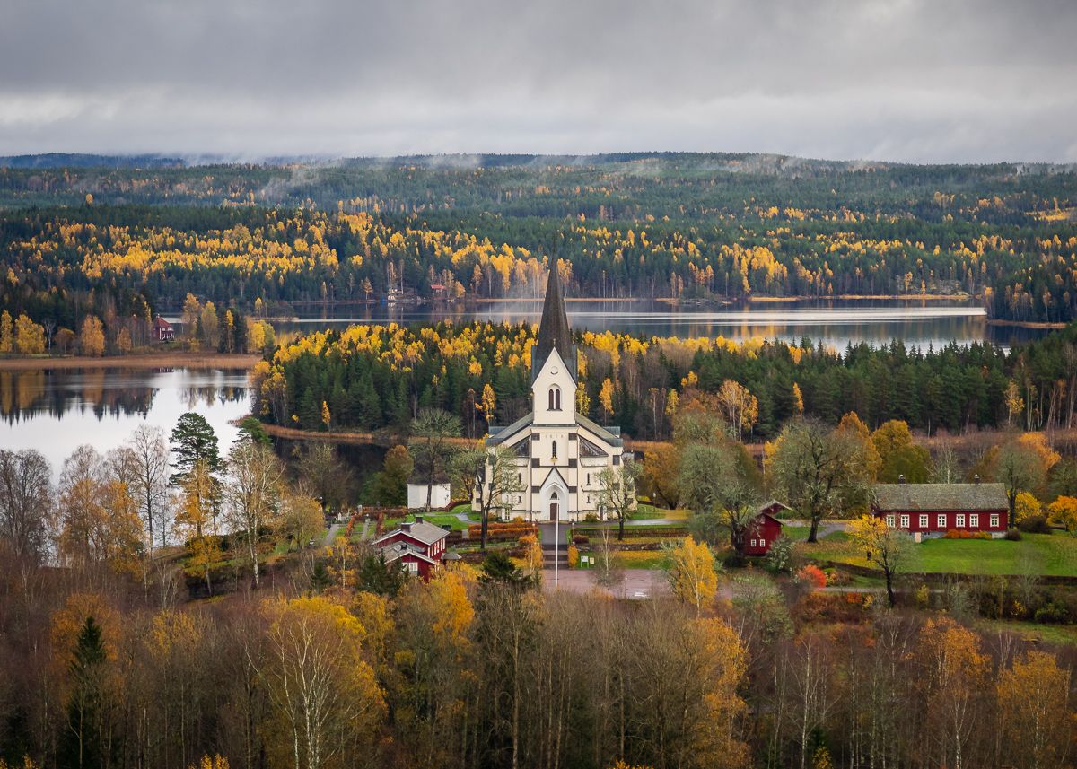 Brunskogs Church at Värmeln, Sweden