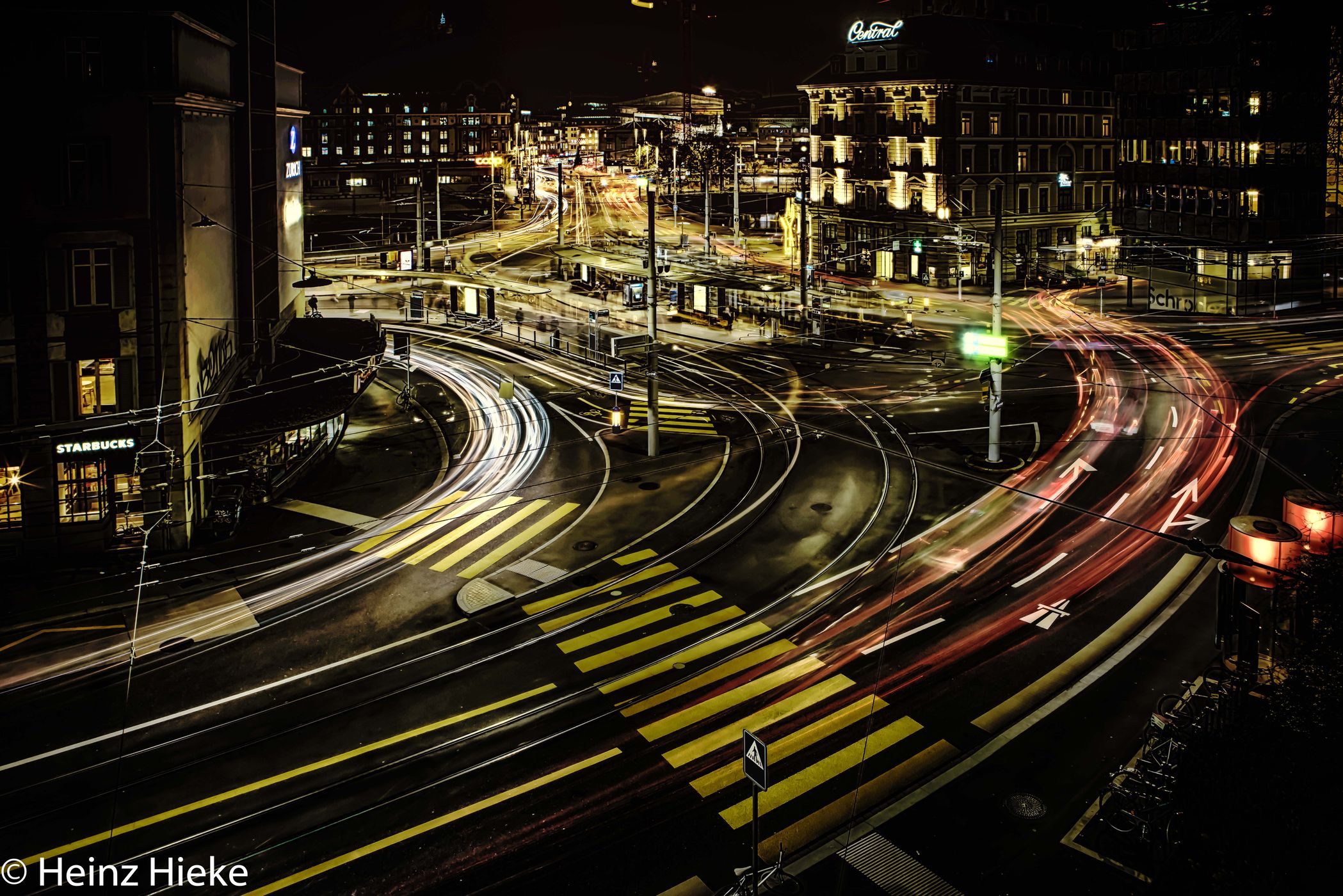 Central Train-Intersection, Zurich, Switzerland