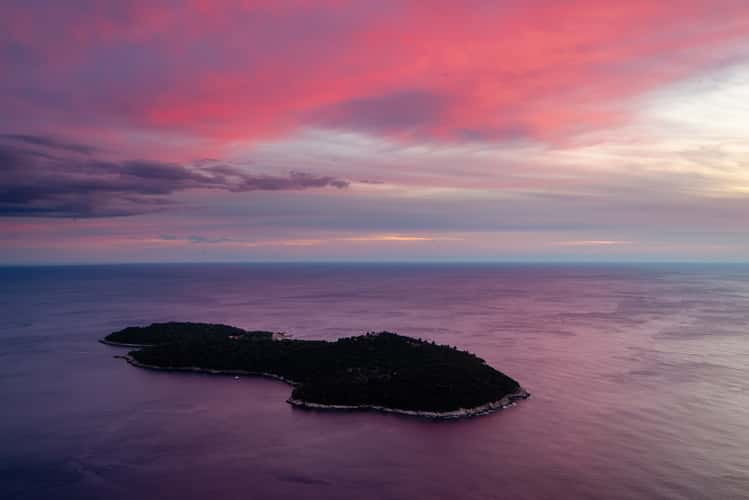 Dubrovnik view from Mount Srđ