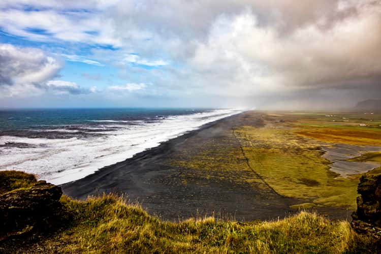 The Endless Black Beach from Dyrhólaey Viewpoint