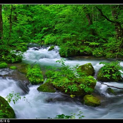 奥入瀬渓流, Japan