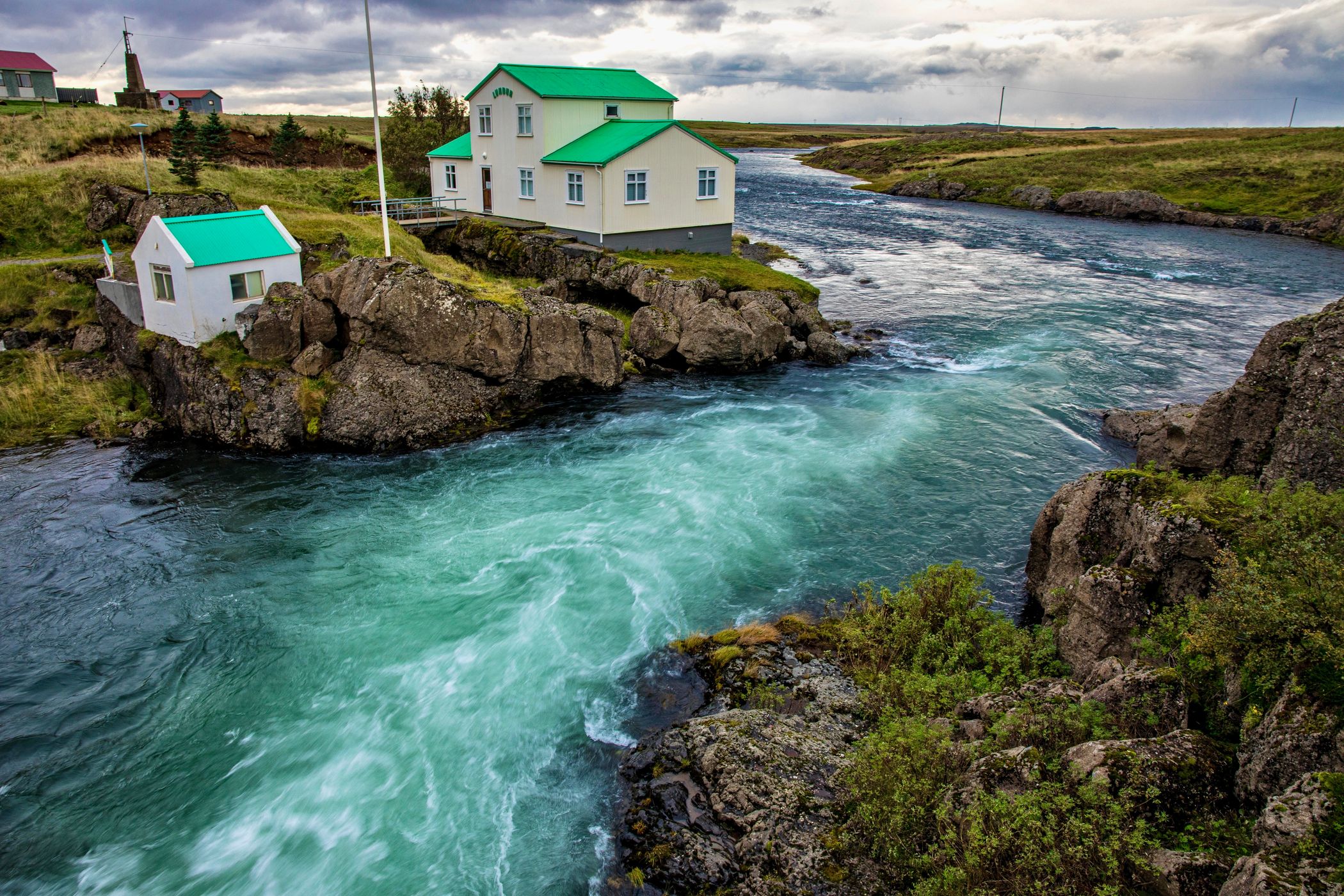 Hítará waterfall, Iceland