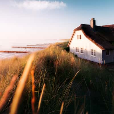 House in dunes, Germany