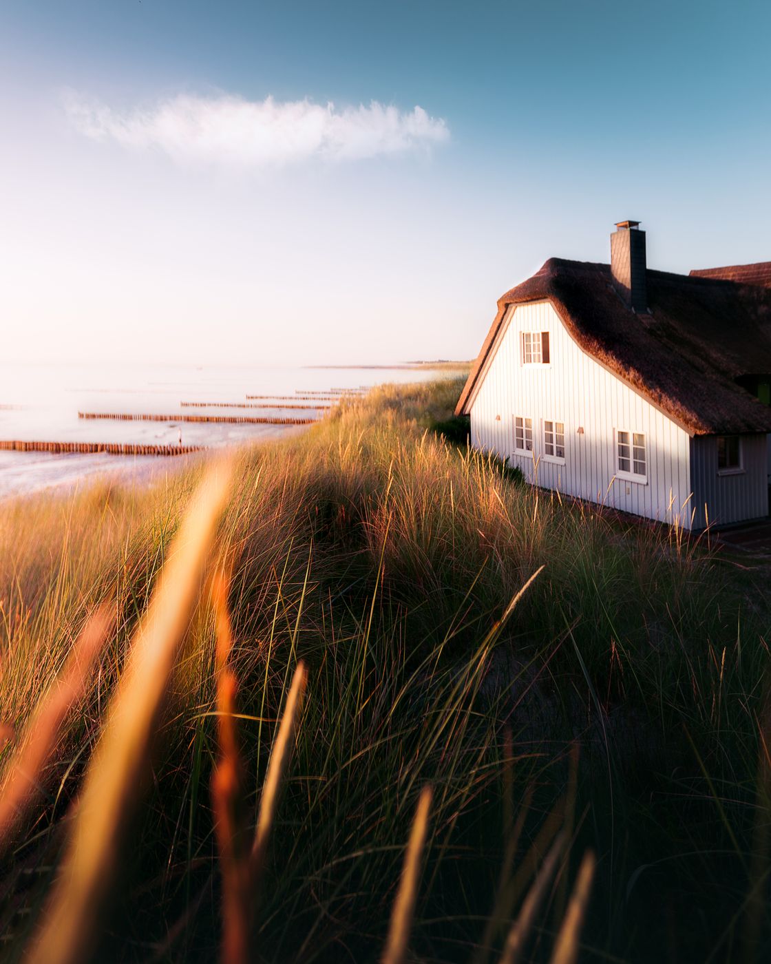 House in dunes, Germany