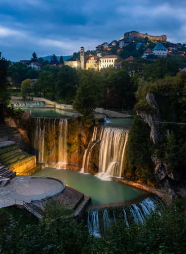 Jajce Waterfall