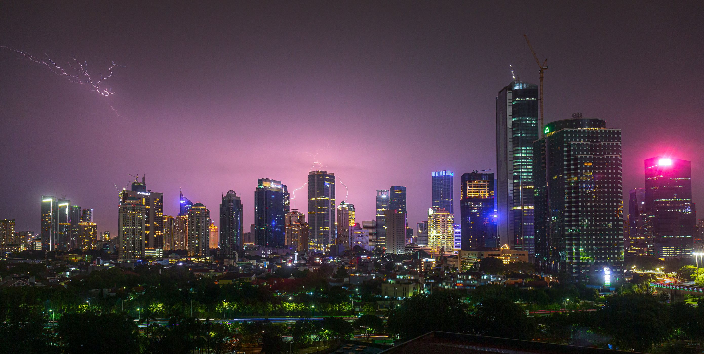 Jakarta Thunderstorm, Indonesia