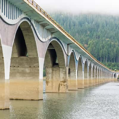 Lake Bicaz Bridge, Romania