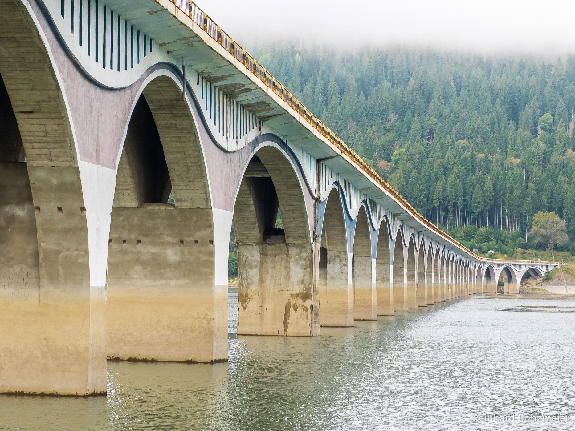 Lake Bicaz Bridge, Romania
