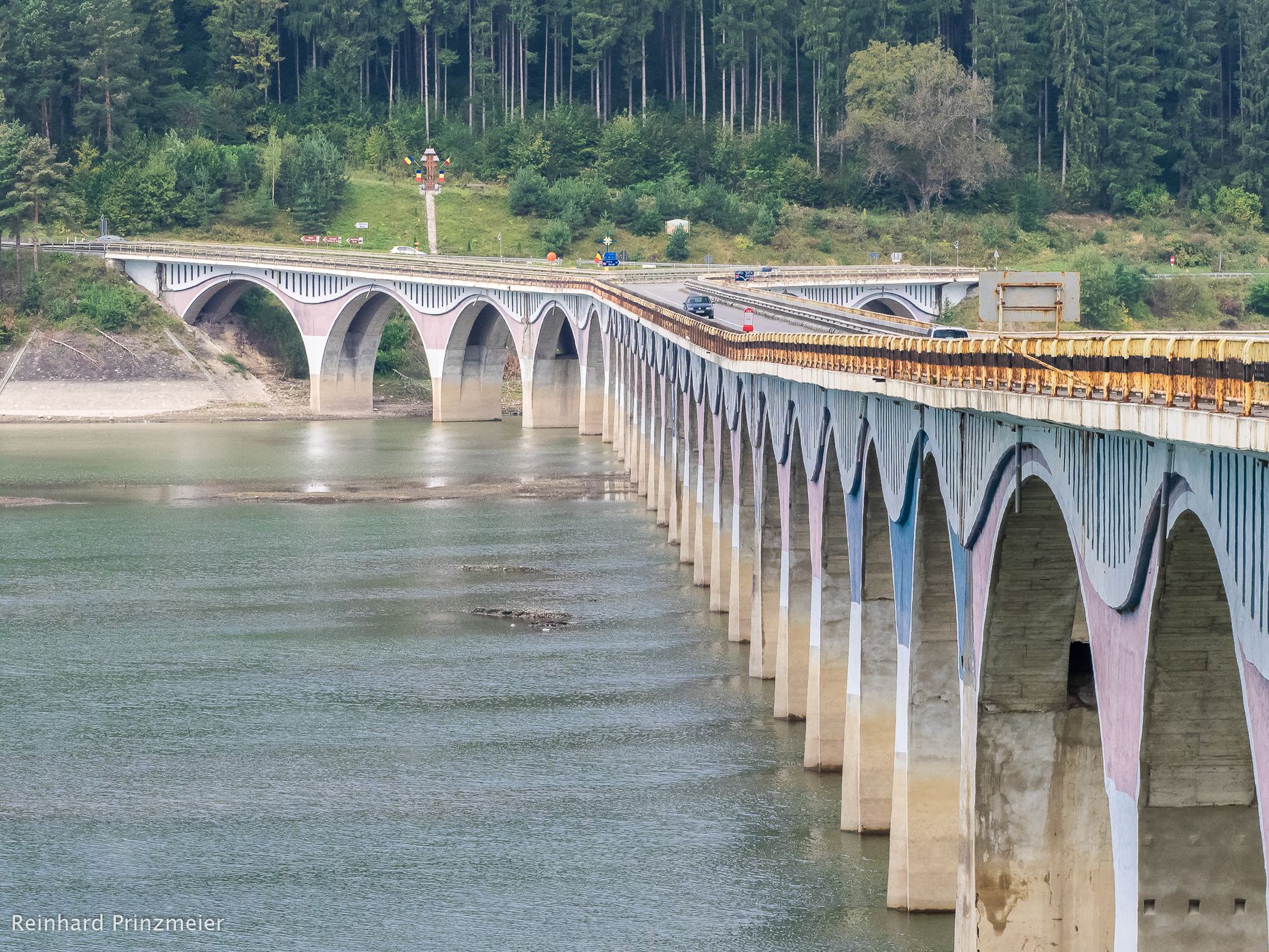 Lake Bicaz Bridge, Romania