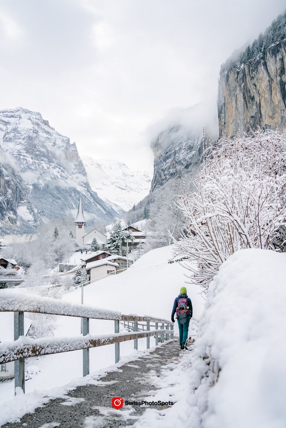 Lauterbrunnen from Fuhren View Point, Switzerland