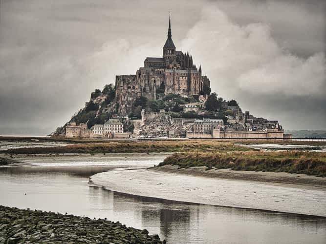 Dawn at the Mont Saint-Michel