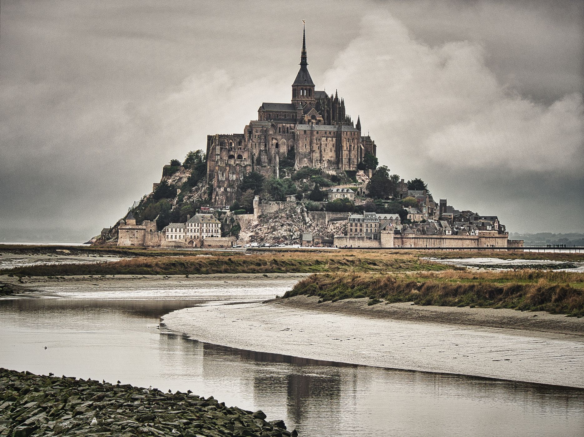 Dawn at the Mont Saint-Michel, France