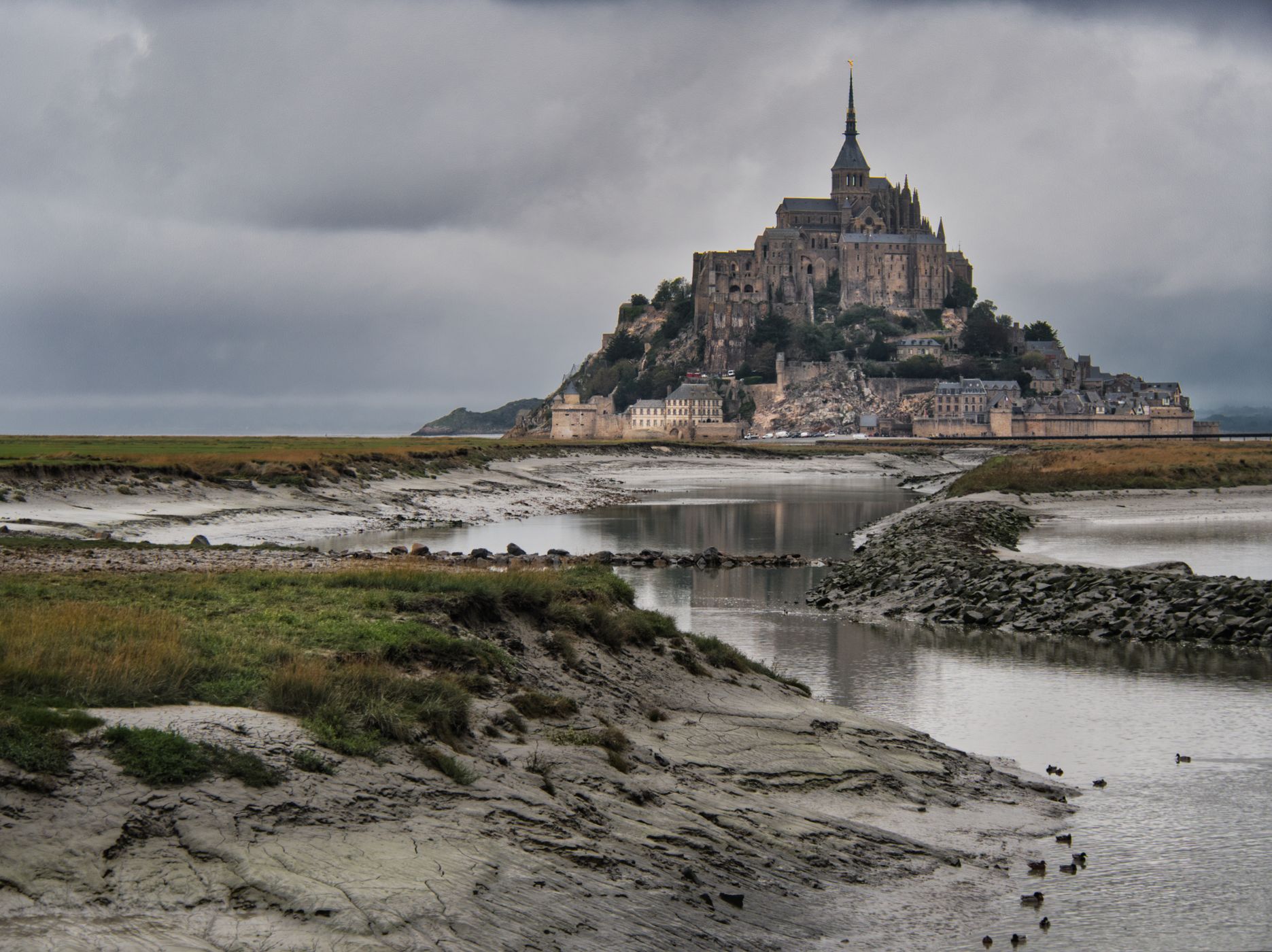 Dawn at the Mont Saint-Michel, France