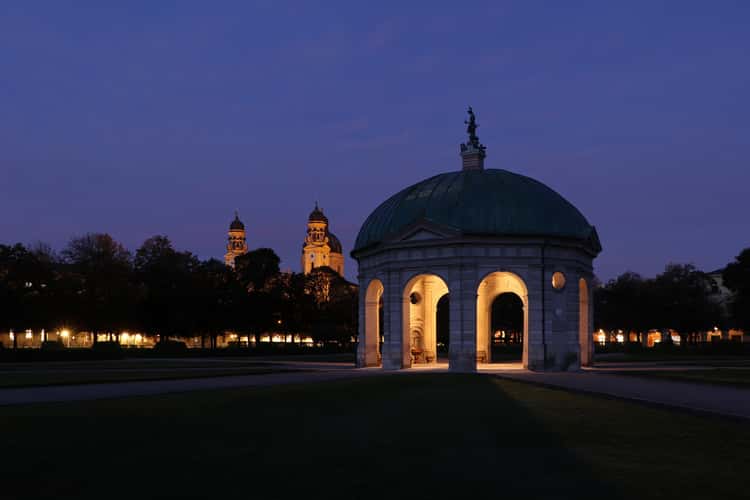 Temple of goddess Diana at Munich Hofgarten