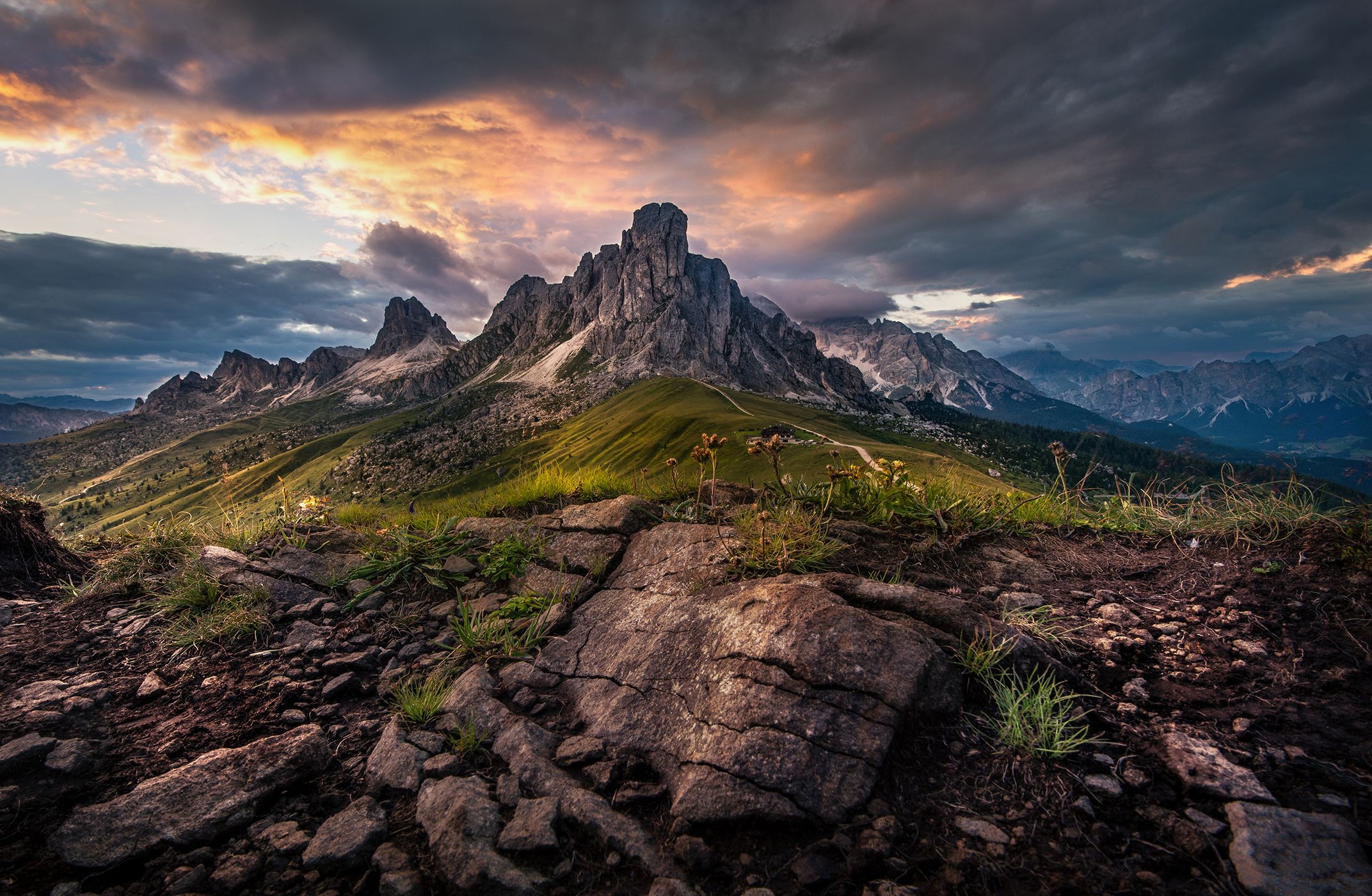 Passo Giau Viewpoint, Dolomites, Italy